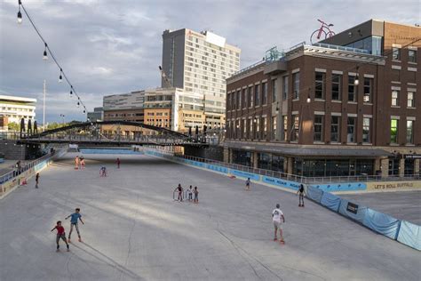 canalside roller rink photos|The new Roller Rink at Canalside opened...